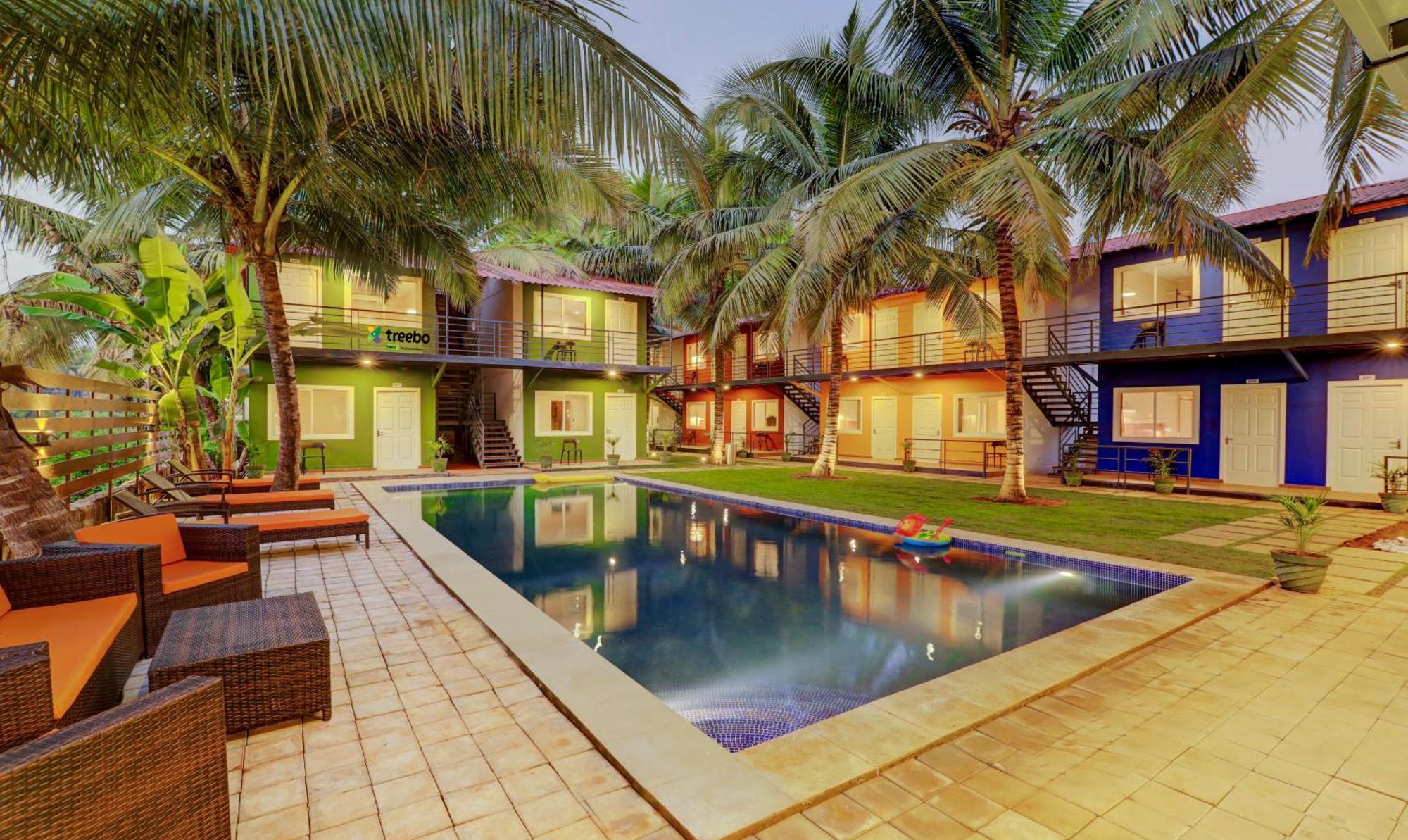 Treebo Morjim Banyan Resort Ngoại thất bức ảnh